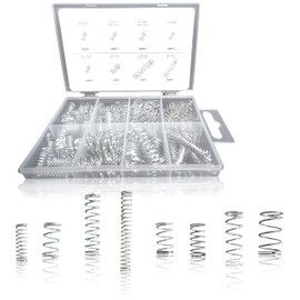 Compression Spring Set 246 Pieces Metal Steel Springs Coil Spring Set for Tools and Home Supplies (2)