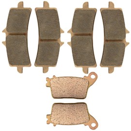 AHL delantero y trasero sinterizado Juego de pastillas de freno para Suzuki GSXR750 L (Brembo Calibrador) 2011 – 2015