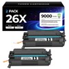 26X CF226X 2 Pack Toner Cartridges High Yeild Compatible for