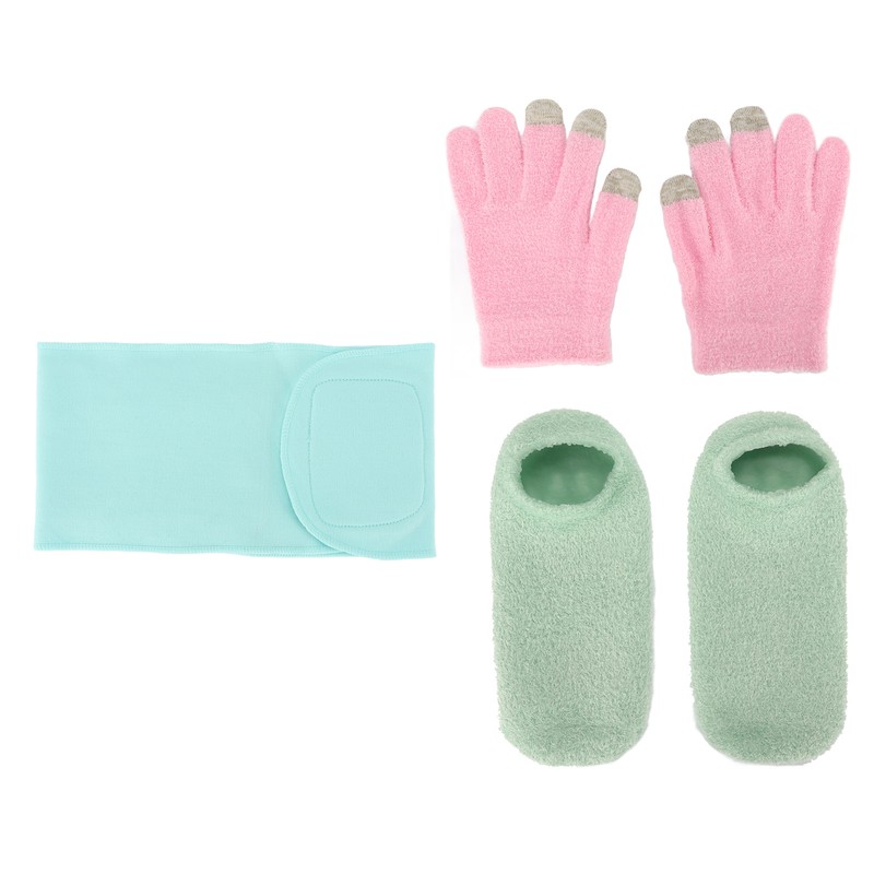 Touch Screen Spa Moisturizing Gloves Socks Set Reusable Repair Treatment