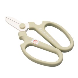 Japanese Floral Scissors - SAKAGEN Hand Creation, Professional Ultra Sharp Flower Shears for Floral Design, Ikebana & Gardening, Made in Japan, F-170 (Atmos Green)