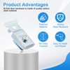 PATIKIL Bifold Door Hardware, 0.7 Inch Locking Device Bi-Fold Door