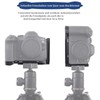 FOTGA Vertical Quick Release Plate L Bracket for Canon EOS