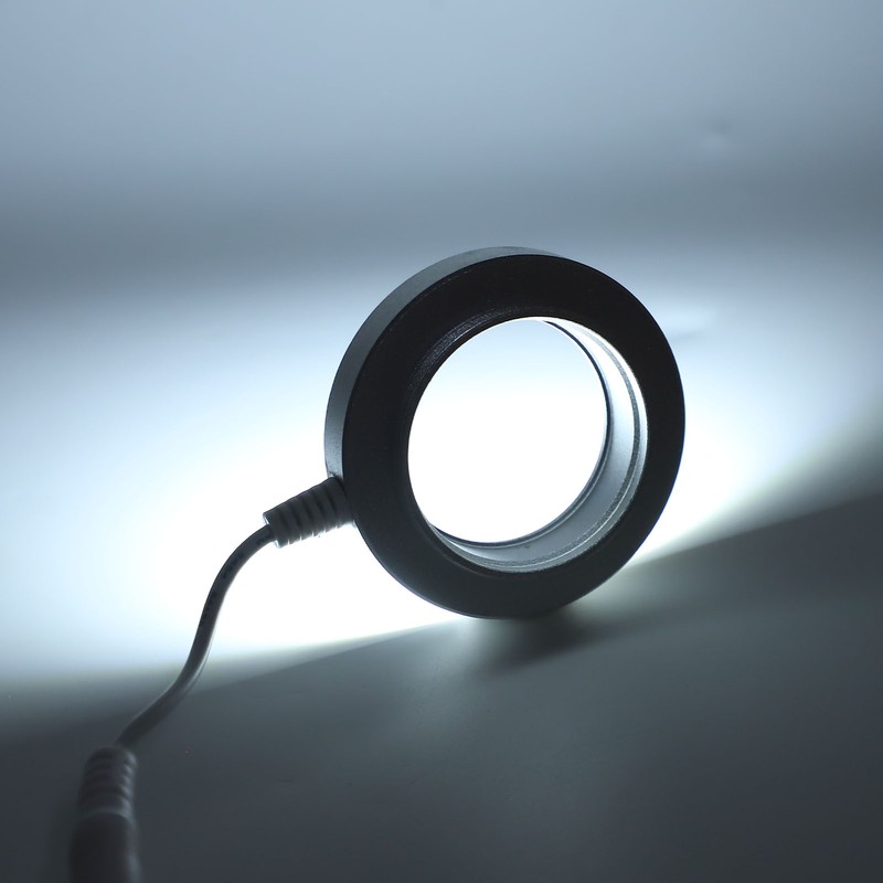 LED Ring Light Adjustable for Stereo Microscope Industrial Camera Imaging