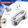 HARFINGTON 4pcs Bicycle Missing Link Half-Link Reusable Steel Bicycle Chain