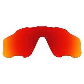 Alphax Fire Red Polarized Replacement Lenses Fit for Oakley Jaw-breaker OO9290