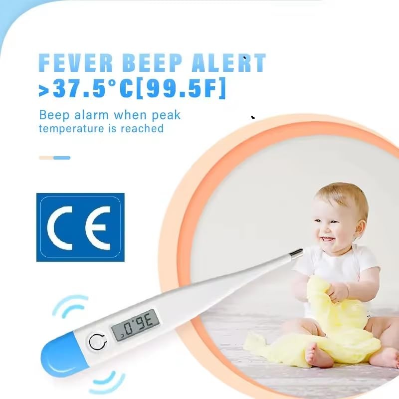 Digital Thermometer, Oral Thermometer Adults Kids Babies, Accurate Fast Switchable