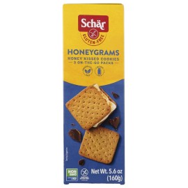 Schar Gluten Free Honey Glazed Cookies Pack of 4 Sweet Chewy Snacks 5.6oz