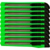 10x Bulk Small Neon Green Utility Knife Box Cutters Snap
