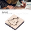 Leather Cutting Die Christmas Tree Alloy Steel and Birch Wood