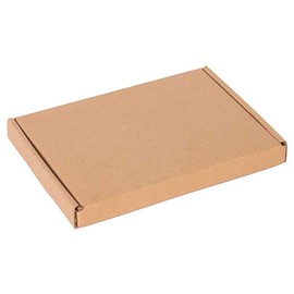 smiley pack 160 x 120 x 20mm Brown Large Mailing Postal Boxes for Lettering (100)