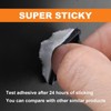 100 Pack 1.1 inch Zip Tie Adhesive Mounts Self Adhesive