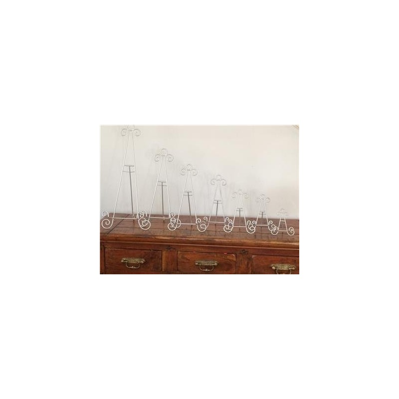 Silver Effect Iron Easel 8 inch Holder Display Artwork Picture