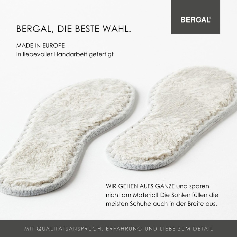 Bergal Bergal Thermo Tec Kinder Comfort Insole, Beige, 34 EU