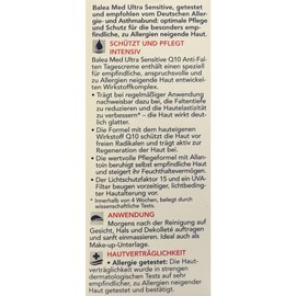 Balea Med Ultra Sensitive Q10 Anti-Wrinkle Day Cream SPF 15 50 ml