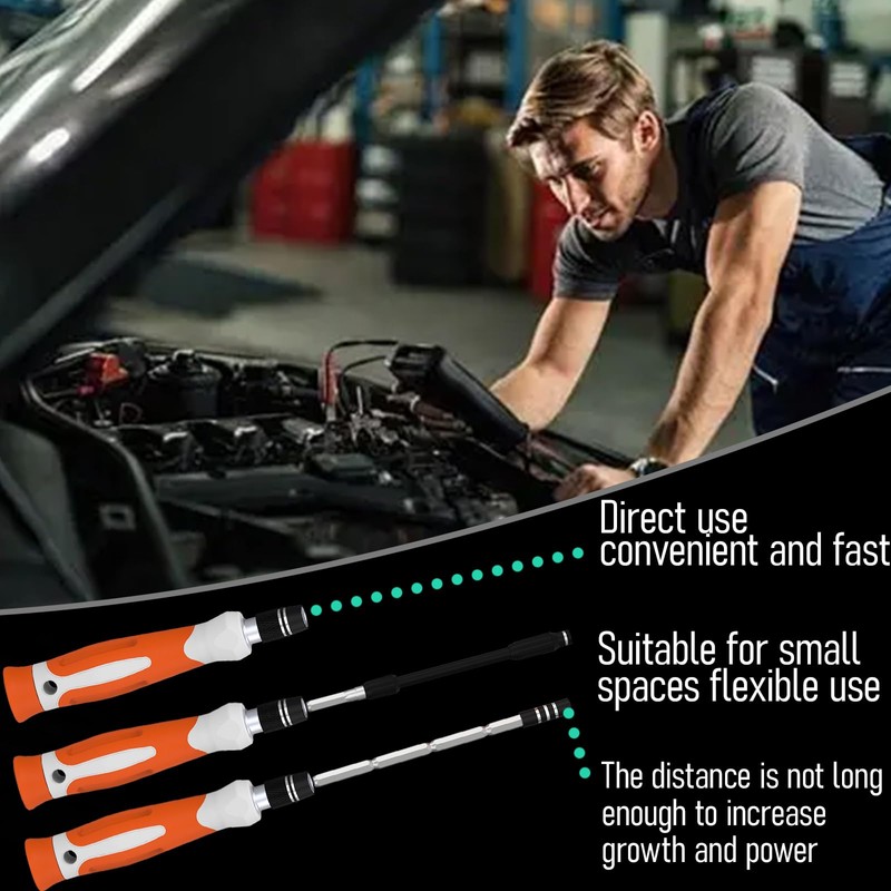 DSBYKJ Precision Screwdriver Set with 64 Bits, Magnetic Driver Handle,