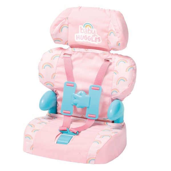 Casdon Toy Car Booster Seat | Pink Dolls Toy Car Booster Seat | Suits Dolls Up To 46cm In Size
