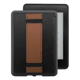 Youngme Case for Kindle Paperwhite (Fits All-New 10th Generation 2018) - Heavy Duty Shockproof Case with Hand Strap (Brown)