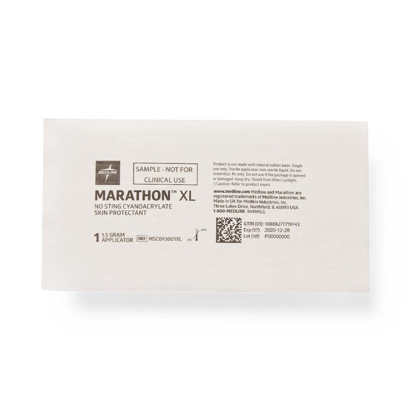 Medline Marathon Liquid Skin Protectant, XL, 1.5g applicator. 5 Per