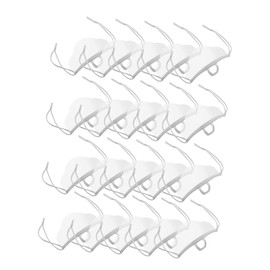 TEHAUX 20pcs Clear Mouth Masks for Restaurants Hotels Kitchens Breathable Lightweight Face Cover for Chefs and Waiters Easy to Clean Comfortable Fit