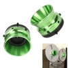 1 Pair 10 Inch Opener Polished Aluminum NAB Hub Adapters