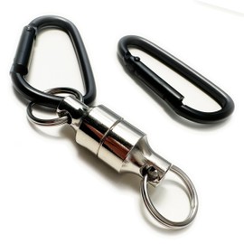 NEWTONS Super Strong Magnetic Releaser Load 6kg [Silver] Super Strong Nickel Alloy for Precious Gear You Don't Want to Drop Pro Fishing Outdoor Keychain