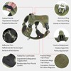 HEELE Dog Harness, Tactical Dog Harness with Molle Panel, Harness