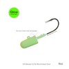 5pcs Glow Fish WOW!® 6oz Bullet Jighead with 32786 MUSTAD
