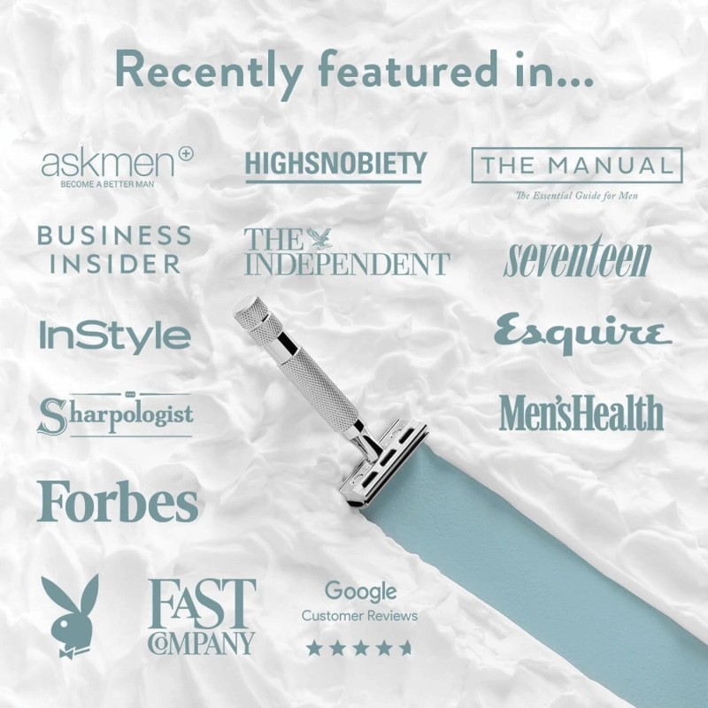 Rockwell 6C Razor, White Chrome Adjustable 6 Settings For Men