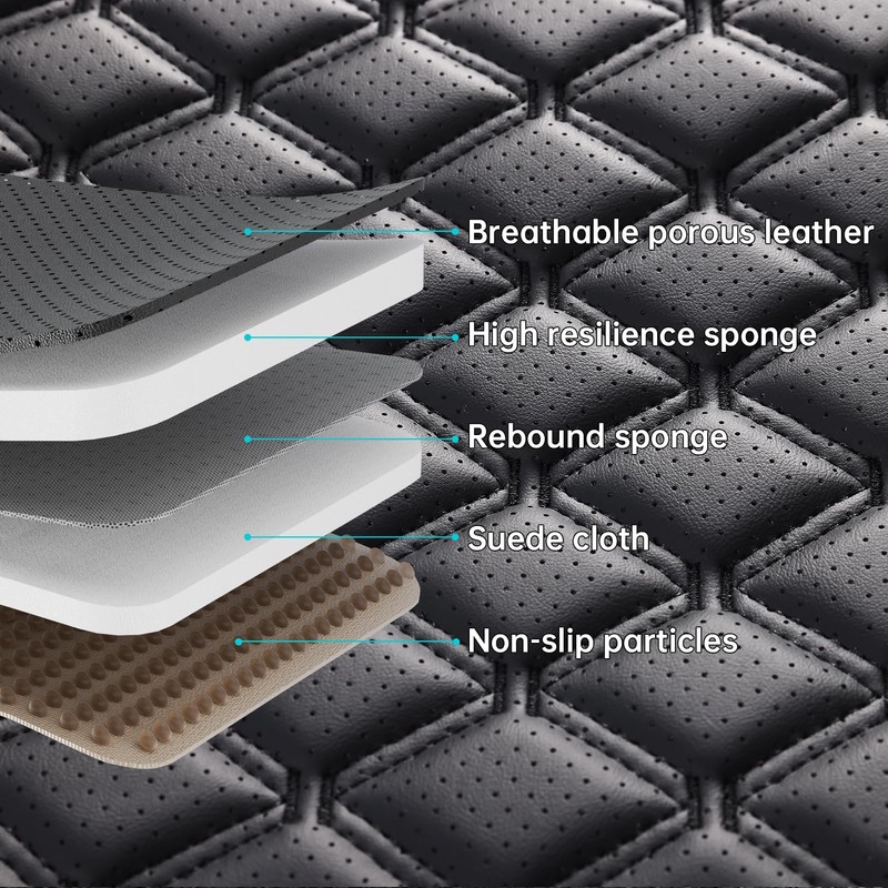 Sxikin Luxury Leather Seat Covers Custom Fit for Tacoma Gen