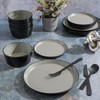 Gibson Soho Lounge Sofia Coupe Stoneware Dinnerware Set, Service for