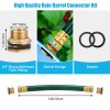 WADEO Rain Barrel Spigot, Brass Rain Barrel Quarter Turn Ball
