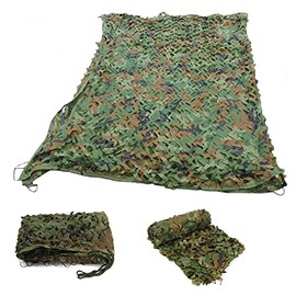 NOUJEN Camouflage Net, Military Camouflage Net, Camping, Forest Landscape for Outdoor Garden Party Decorations Parasol (3 m x 3 m)