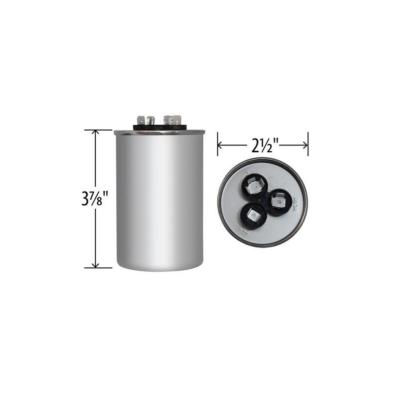 100335-09 - 40 + 5 uf MFD 370 440 Volt