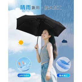 Parasol (2025 Version, JIS Certified), Folding Umbrella, 100% UV Reduction, Full Shade, Ultra Lightweight, One-Touch Automatic Open/Close, For Both Sunny and Rainy Weather, UV Protection, Sun
