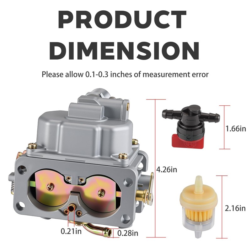 Carburetor Carb For Generac GT990 GTV990 GP15000 GP17500 0G4611 0G4612