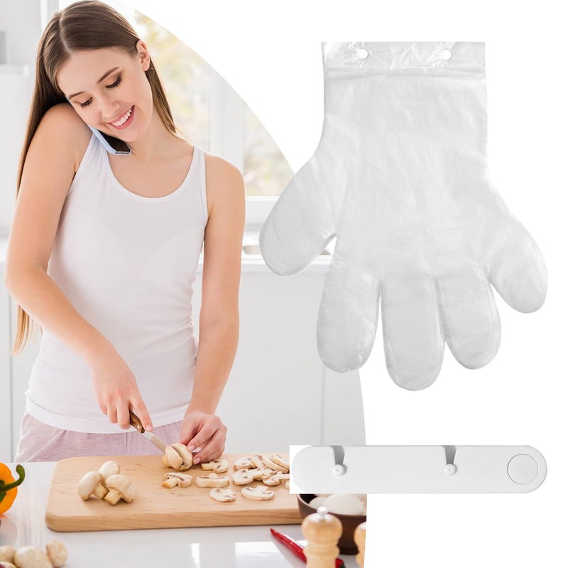 Wall Mounted Glove Holder, Non-slip Glove Holder Clip, Reusable Kitchen
