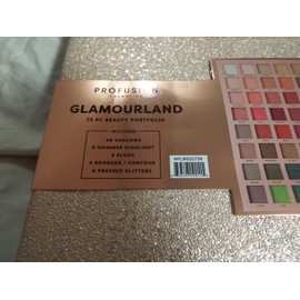 Profusion Cosmetics Glamourland 72 Pc Beauty Portfolio, eye, highlight/Cont