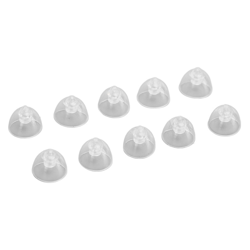 10pcs Sound Amplifier Closed Domes Single Layer Double Hole Silicone