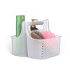 Brookstone Portable Shower Caddy Basket - BPA Free Hard Plastic