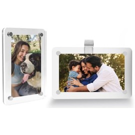 2Pcs Photo Car Visor Clip with Fragrance, Wooden Car Picture Holder, Custom Picture Holder Photo Drive Safe Picture Frame Gift for Birthday and Christmas Adding Family or Personal Photos