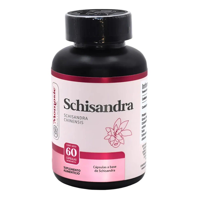 Schisandra 1000 Cápsulas 500 Momosie Dura Mes Vitaminas Mujer Hombre