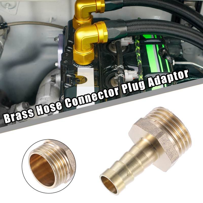 A ABSOPRO Hose Nozzle Brass Hose Connector 1/2 Inch Male