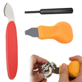 3 PCS Watch Back Cover Remover Tool Kit – Watch Opening Tool Set for Easy Back Removal and Repair – Includes Professional Watch Case Opener