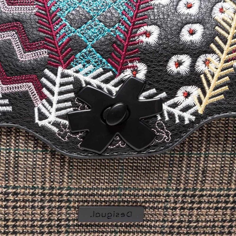 Desigual Women's Accessories PU Across Body Bag, Black, U EU,