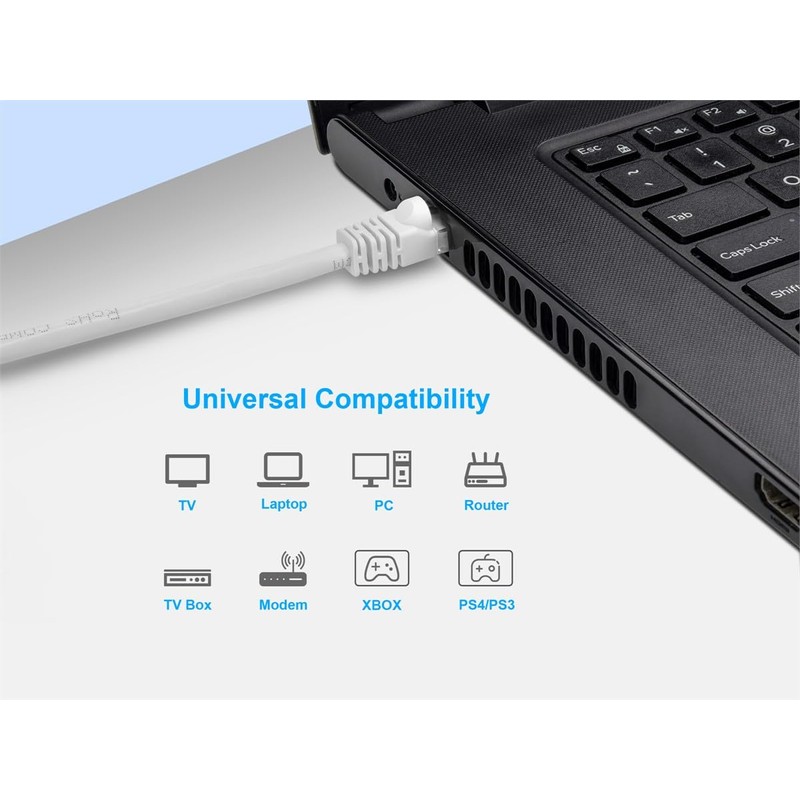 Monoprice 1FT 24AWG Cat6 550MHz UTP Ethernet Bare Copper Network