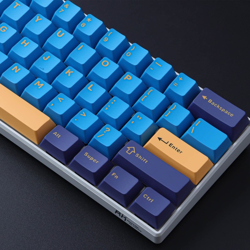 PBT Keycaps 172 Keys Double-Shot Keycaps Custom Keycaps with 7U