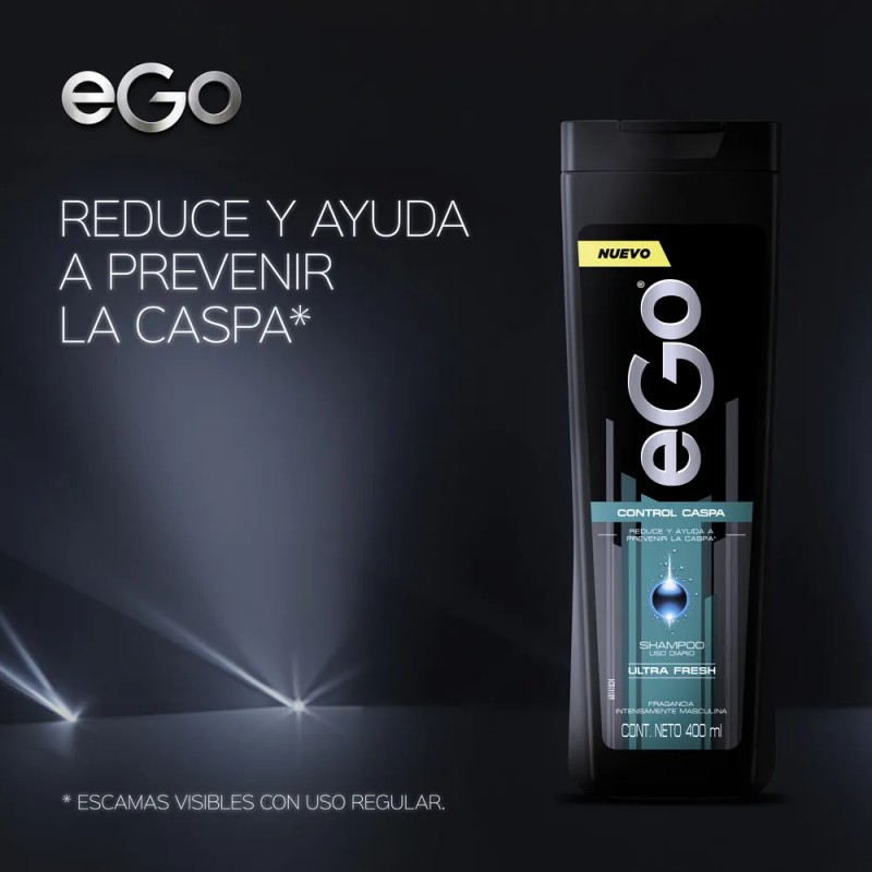 Shampoo Ego Control Caspa Ultra Fresh 400ml