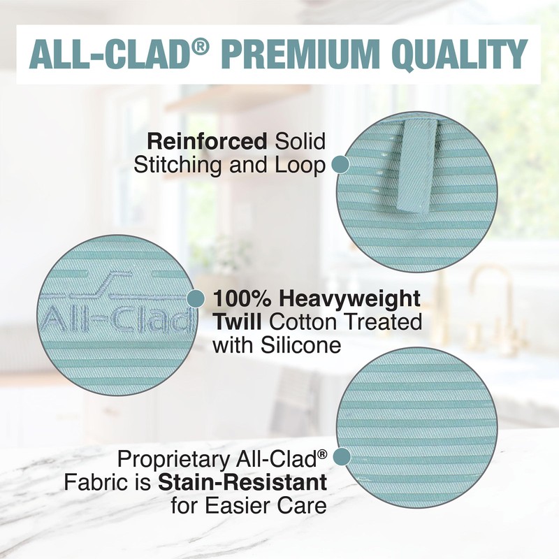 All-Clad Premium Pot Holder & Heating Pad, (2-Pack) Heat Resistant