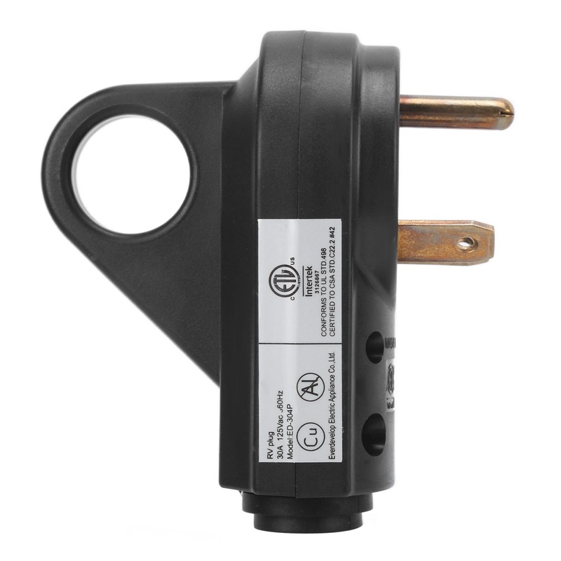 30A Male Plug Electrical Adapter with Ergonomic Grip Handle for